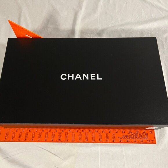 Chanel Three Empty Boxes Bundle Black Small Sunglasses Medium Large Boots - Picture 3 of 16